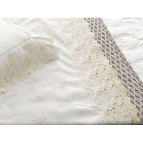 Colcha-Casal-Trussardi-2-Porta-Travesseiros-300-Fios-Cetim-Sorelle-Branco--Nocciola