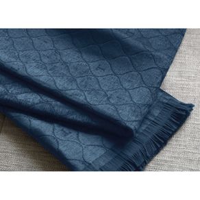 Manta-Trussardi-Jacquard-Lombardia-Marinho