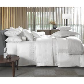Duvet-Queen-Trussardi-600-Fios-100--Algodao-Egipcio-Bergamo-Branco-Platino-Branco