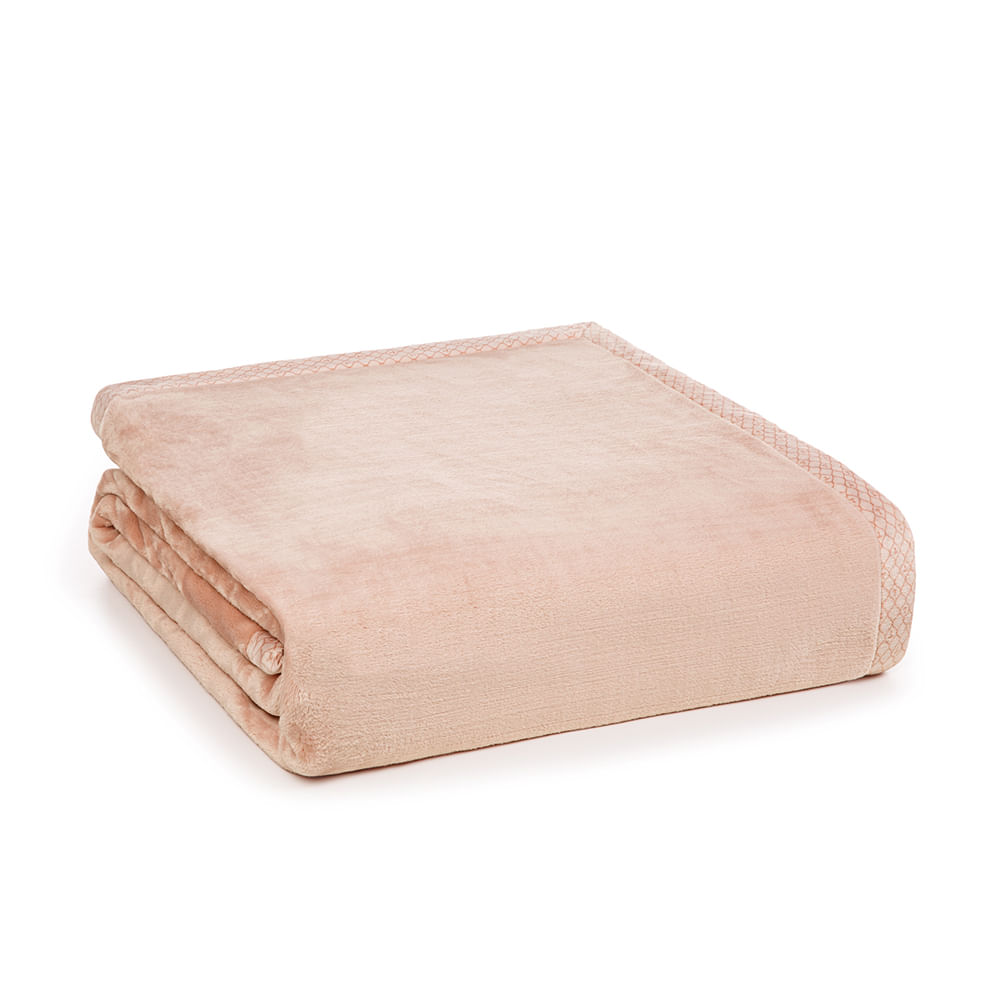 Cobertor-King-Trussardi-100--Microfibra-Aveludado-Piemontesi-Rosa-Perla