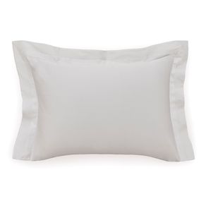 Fronha Trussardi 300 fios Cetim 100% Algodão Egípcio Vercelli Branco