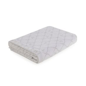 Toalha Banhão Trussardi Jacquard Fio Tinto Speciale Branco/Cinza