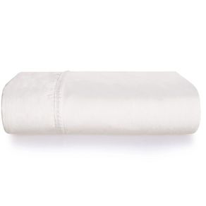 Lençol com Elástico Avulso Solteiro 100% Algodão Egípcio Grasso Branco