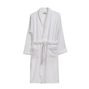 Roupão 100% Algodão Masculino Barone Branco