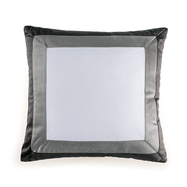 Almofada 100% Algodão Giuliano Chumbo 45cm x 45cm
