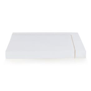 Duvet King 600 Fios Dominicani Branco/Nocciola