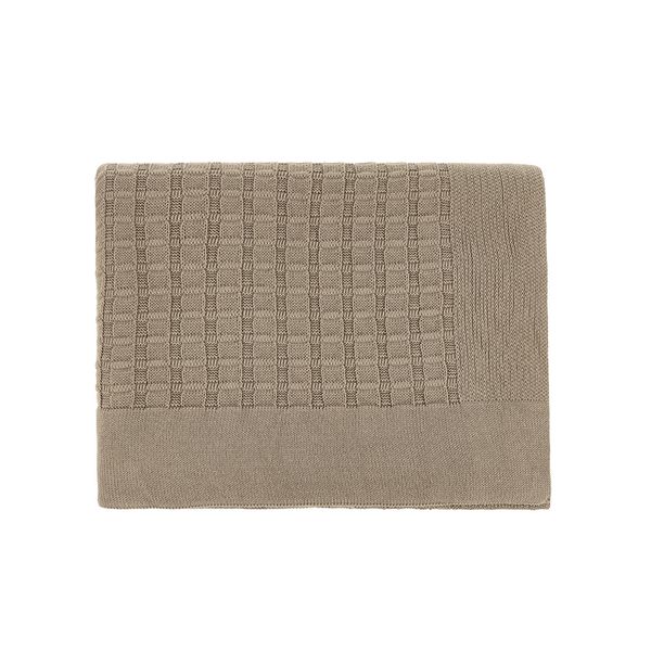 Peseira Tricot 100% Algodão Erice Nocciola