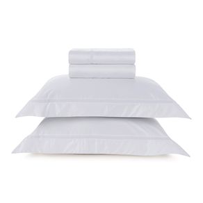 Jogo de Cama Queen 1000 Fios Messina Branco