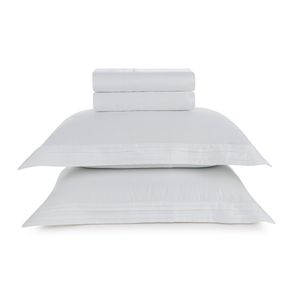 Jogo de Cama King 400 Fios Naxos Branco