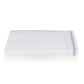 Duvet King 300 Fios Valverde Branco/Azul