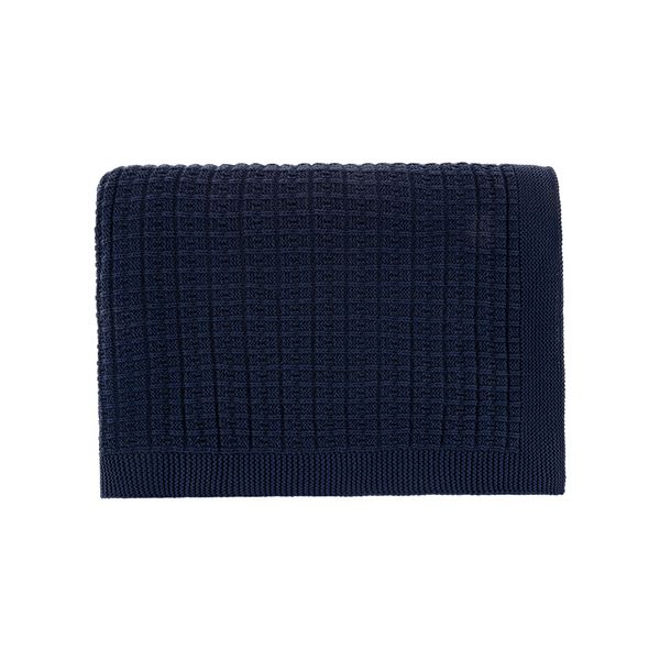 Manta Tricot 100% Algodão Pantelleria Azul