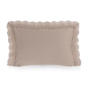 Fronha avulsa 300 fios Cetim Coliseu Nocciola/Legno