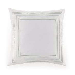 Almofada 300 fios Cetim Rienzo Branco/Pistacchio