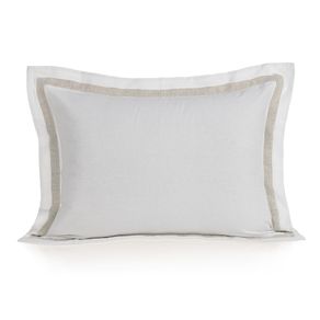 Jogo de fronhas Parione Branco/Natural