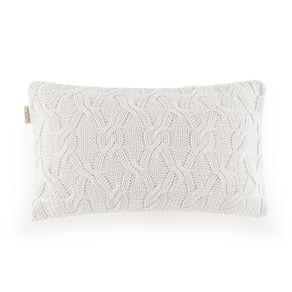 Almofada Tricot Vittoria 100% Algodão Branco
