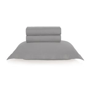 Jogo de cama Solteiro 300 fios Cetim Grasso Marmo
