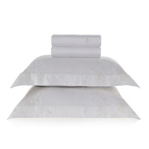 Jogo de Cama King de Cetim de Bambu 300 fios Varenna