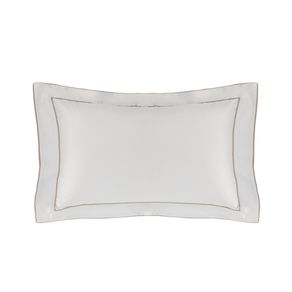 Super Fronha Avulsa 800 Fios Cetim Alba Branco/Nocciola
