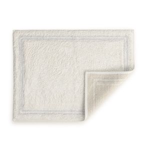 Tapete Antiderrapante 100% Algodão 1,20m x 60cm Veneto Gelo