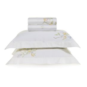 Jogo de Cama King de Cetim de Bambu 300 fios Aurabella