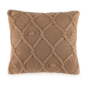 Almofada de Tricot 40cm x 40cm Serenza Mandorle